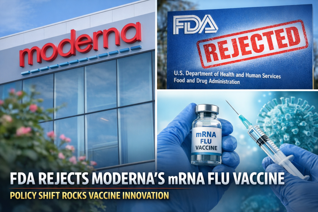 FDA Refuses Moderna’s mRNA Flu Vaccine Review — What It Means for Vaccine Innovation