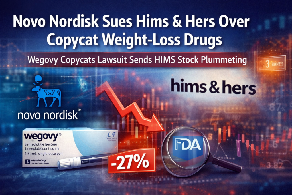 Novo Nordisk Sues Hims & Hers Over Copycat Weight-Loss Drugs