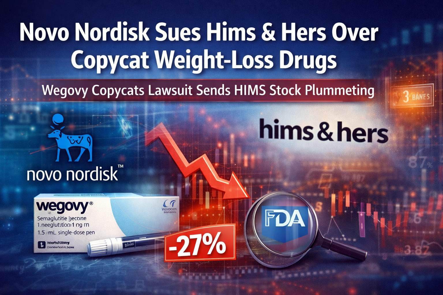 Novo Nordisk Sues Hims & Hers Over Copycat Weight-Loss Drugs