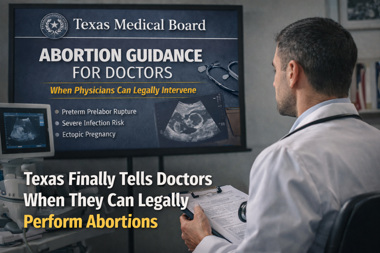 Texas Medical Board releases abortion training guidance for doctors following years of legal uncertainty.