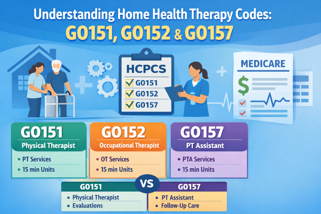 Home health therapy codes explained