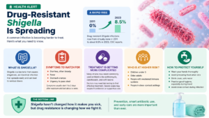 Drug-Resistant Shigella Is Spreading Fast — and It’s Changing How Doctors Treat a Common Infection